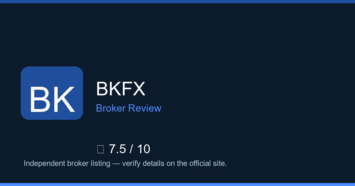 BKFX — Brokers.wang review