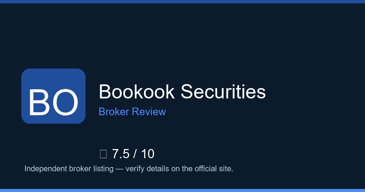 Bookook Securities — Brokers.wang
