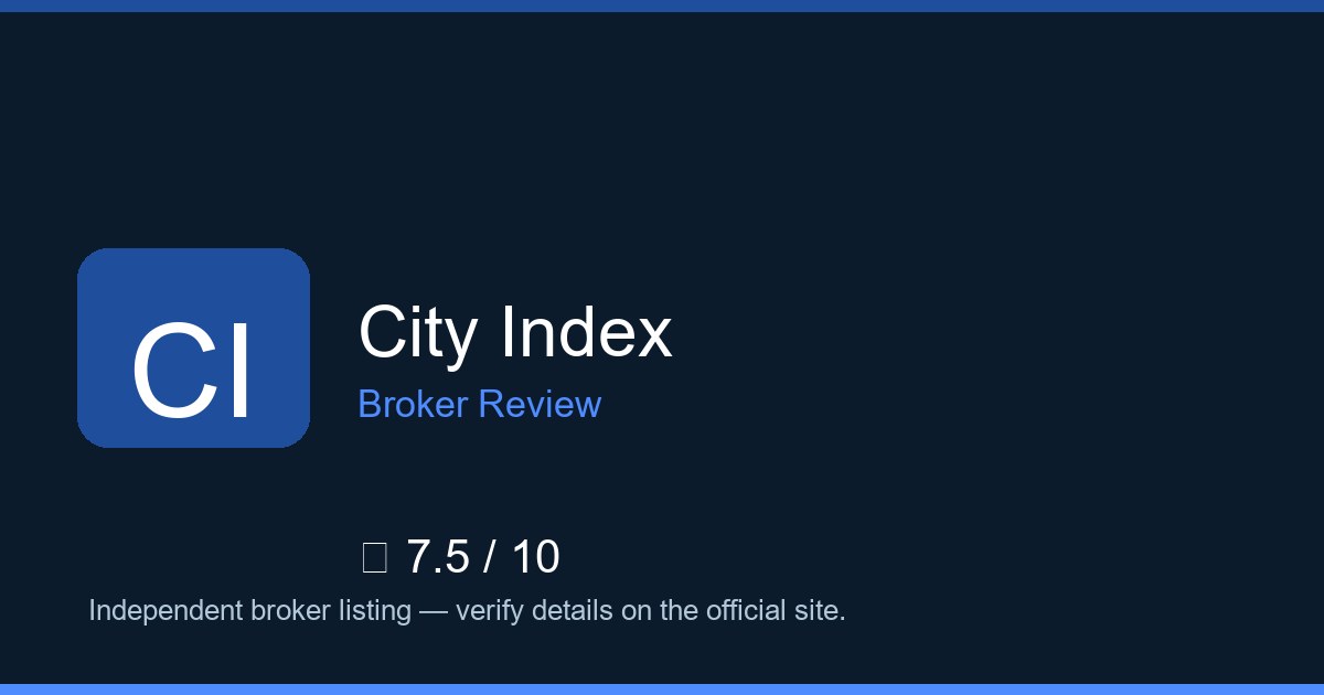 City Index — Brokers.wang