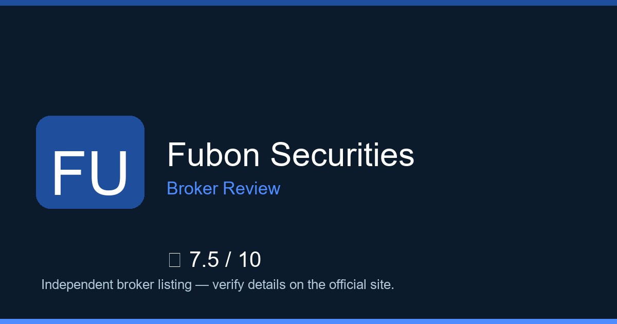 Fubon Securities — Brokers.wang