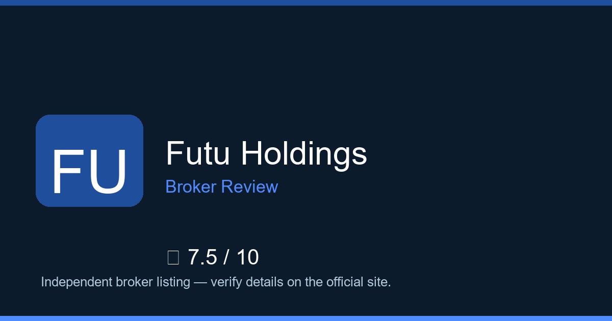 Futu Holdings — Brokers.wang review