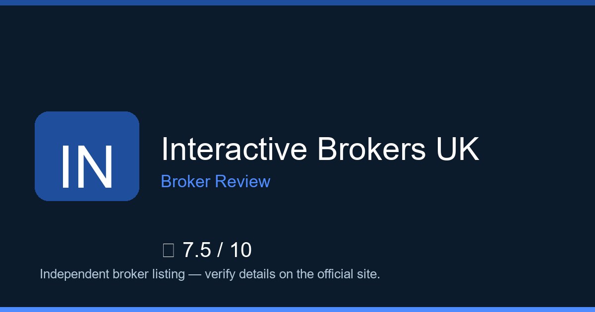 Interactive Brokers UK — Brokers.wang