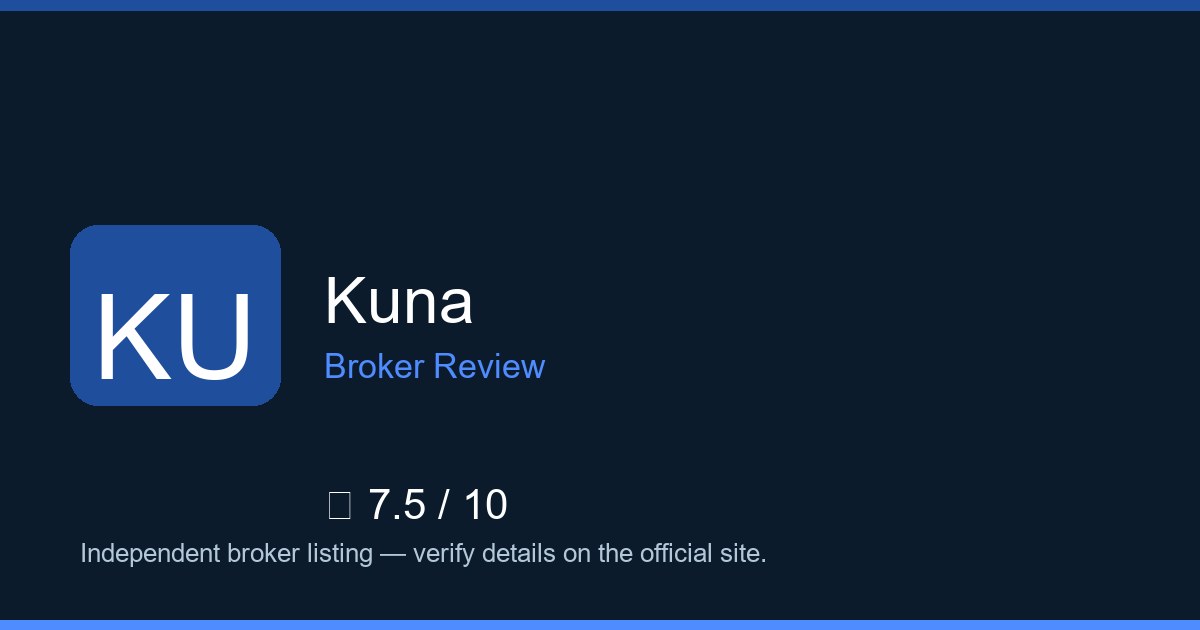 Kuna — Brokers.wang
