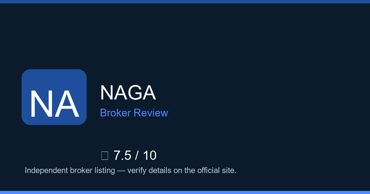 NAGA — Brokers.wang