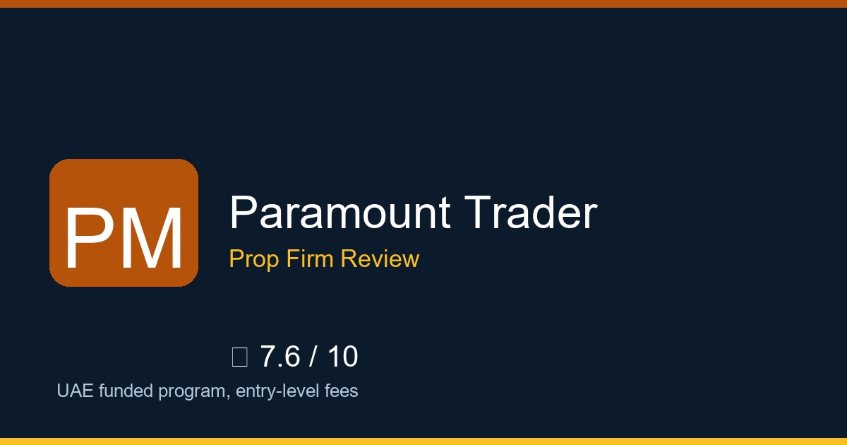 Paramount Trader — Brokers.wang prop review