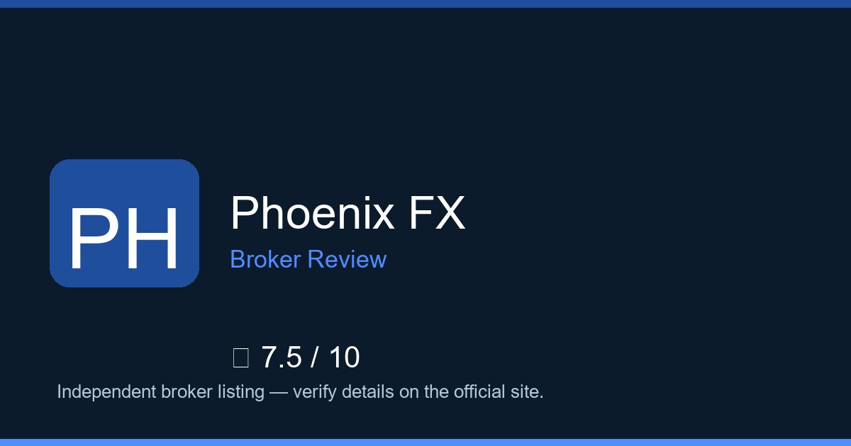 Phoenix FX — Brokers.wang
