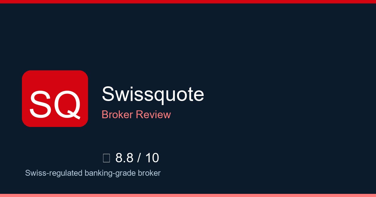 Swissquote — Brokers.wang