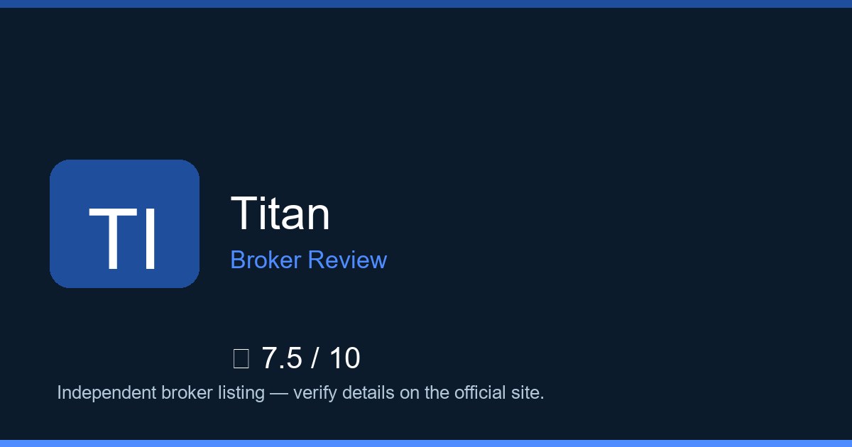 Titan — Brokers.wang