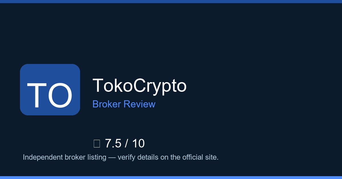TokoCrypto — Brokers.wang