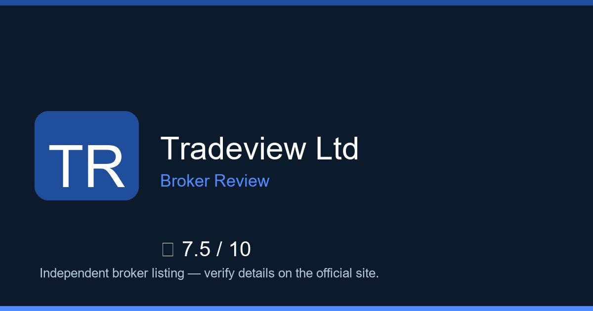 Tradeview Ltd — Brokers.wang