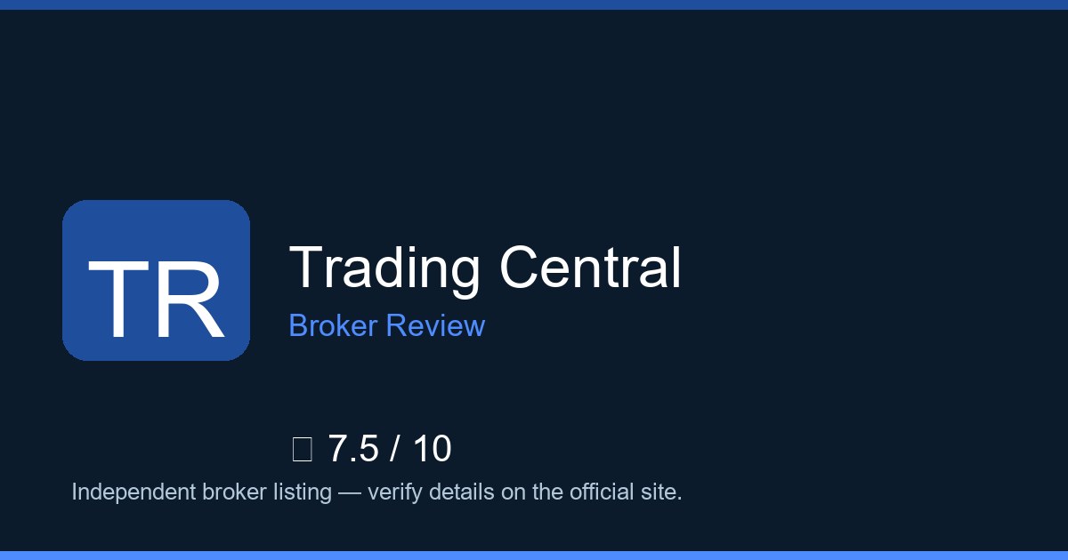Trading Central — Brokers.wang