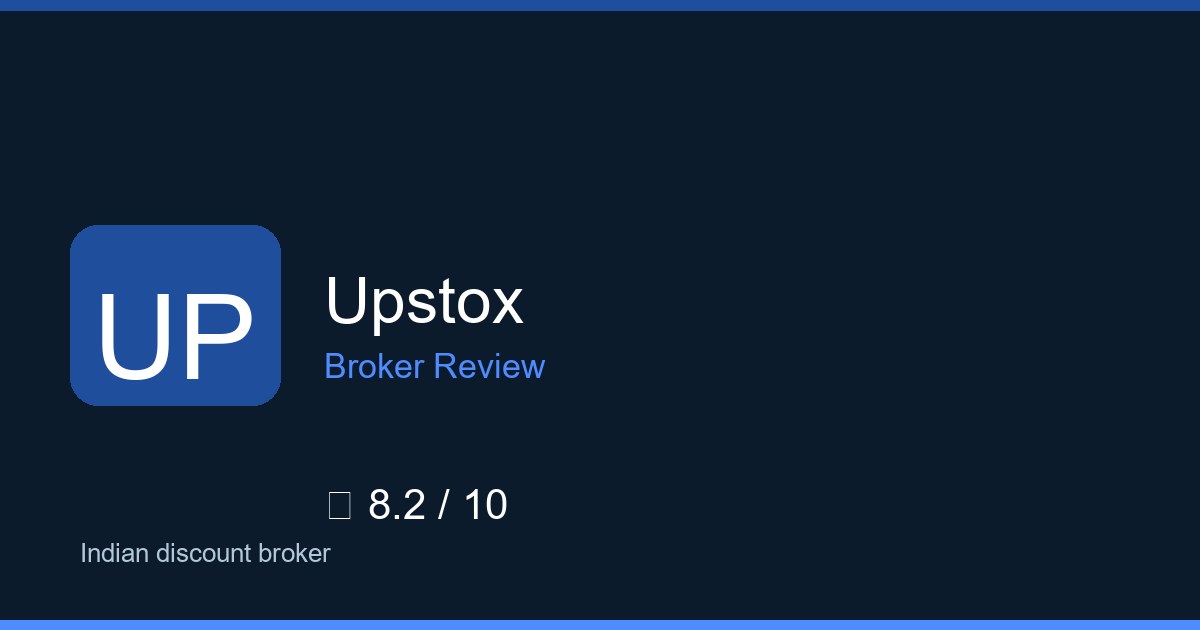 Upstox — Brokers.wang